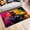 Dark Boom, variant on Shooting Gaming Area Rug Teen Boys Carpet, Battle Game Rug and Colorful Bomb Background War Design for Game Room, Gaming Room, Boys Girls Bedroom Playroom, Living Room (Running, 79" x 59")