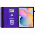 thumbnail image 3 of Dteck Case For Samsung Galaxy Tab S6 Lite 10.4 inch 2020, [Hand Strap] [Multi-Angel Stand] [Credit Card Wallet] PU Leather Shockproof Case, Purple, 3 of 7