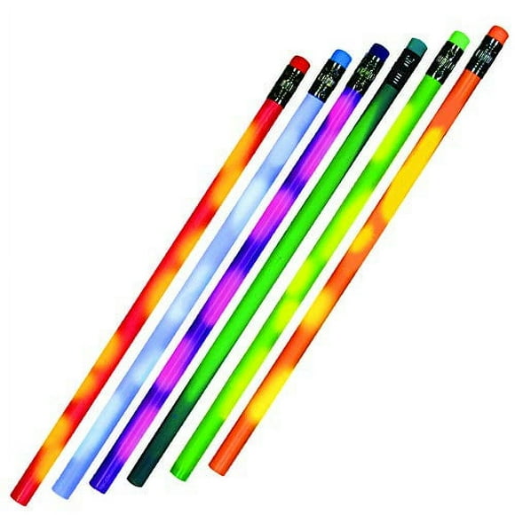 color changing Mood Pencil with Eraser - graphite Pencil - Made of quality wood, Set of 24, Assorted colors - MADE IN USA