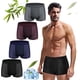 thumbnail image 1 of Bóxer Hombre de 4 Piezas Calzones de Hombre, Boxer de Rayón de Bambú Transpirable y Fresco, Ropa Interior Hombre Cómodos y Elásticos, Calzoncillos Tipo Calzones para Hombre Sin Etiqueta, 1 of 3