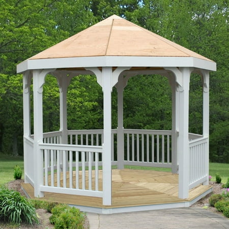 Creekvine Designs 10 Ft. W x 10 Ft. D Solid Wood Patio Gazebo