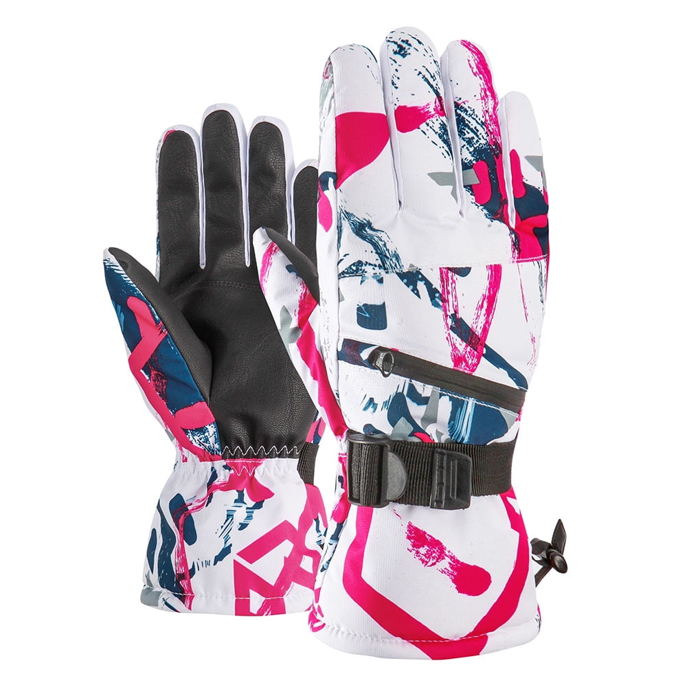 Details about   Women's Winter Snow Ski Insulated Gloves Large Snowboarding 