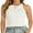 White, variant on Womens Crop Tops 2024 Cute Crew Neck Knit Ribbed Summer Tank Top Trendy Sexy Sleeveless Basic Shirt