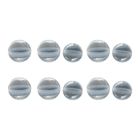 Vogacara 10 piezas de juguete de bola de huevo portátil transparente para niños, bolas rellenables que se pueden abrir, regalo, paquetes de Juguetes de construcción Vogacara FN011313-01