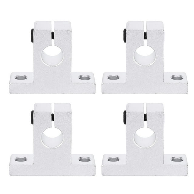 Soporte de eje de 4 Uds., sujetador de Hardware, accesorio de riel de aleación de aluminio, herramienta Industrial SK10