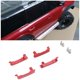 thumbnail image 3 of de Puerta de Actualización de 4 Piezas con Tornillos 1:10 para Accesorios de Modelo para Reemplazar Piezas de Bricolaje rojo Yotijar Mango de puerta de coche RC, 3 of 9