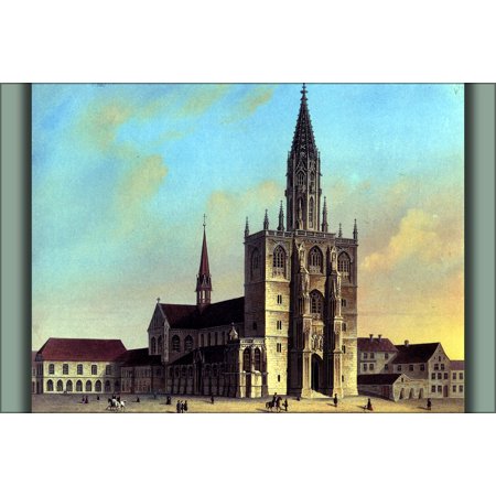 24"x36" Gallery Poster, Cathedral of Konstanz. C. DyckerhoffL. Thumling 1856