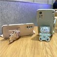 thumbnail image 4 of Quicksand Bear Holder Lanyard Phone Case For Xiaomi Redmi Note 11 8 12 10 9 Pro Max 10 5G 10s 11s 9A 9T 9C Nfc Strap Stand Cover, 4 of 5