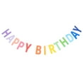 thumbnail image 5 of WEUVEB 1Set Paper Happy Birthday Banner Multi Wall Hanging, 5 of 8
