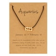 thumbnail image 2 of SDJMa Gold Zodiac Couple Bracelet for Women Teen Girls,Hand Made Stainless Steel Astrology Constellation Bracelet/Anklet Friendship Promise Jewelry Gift Card, 2 of 8