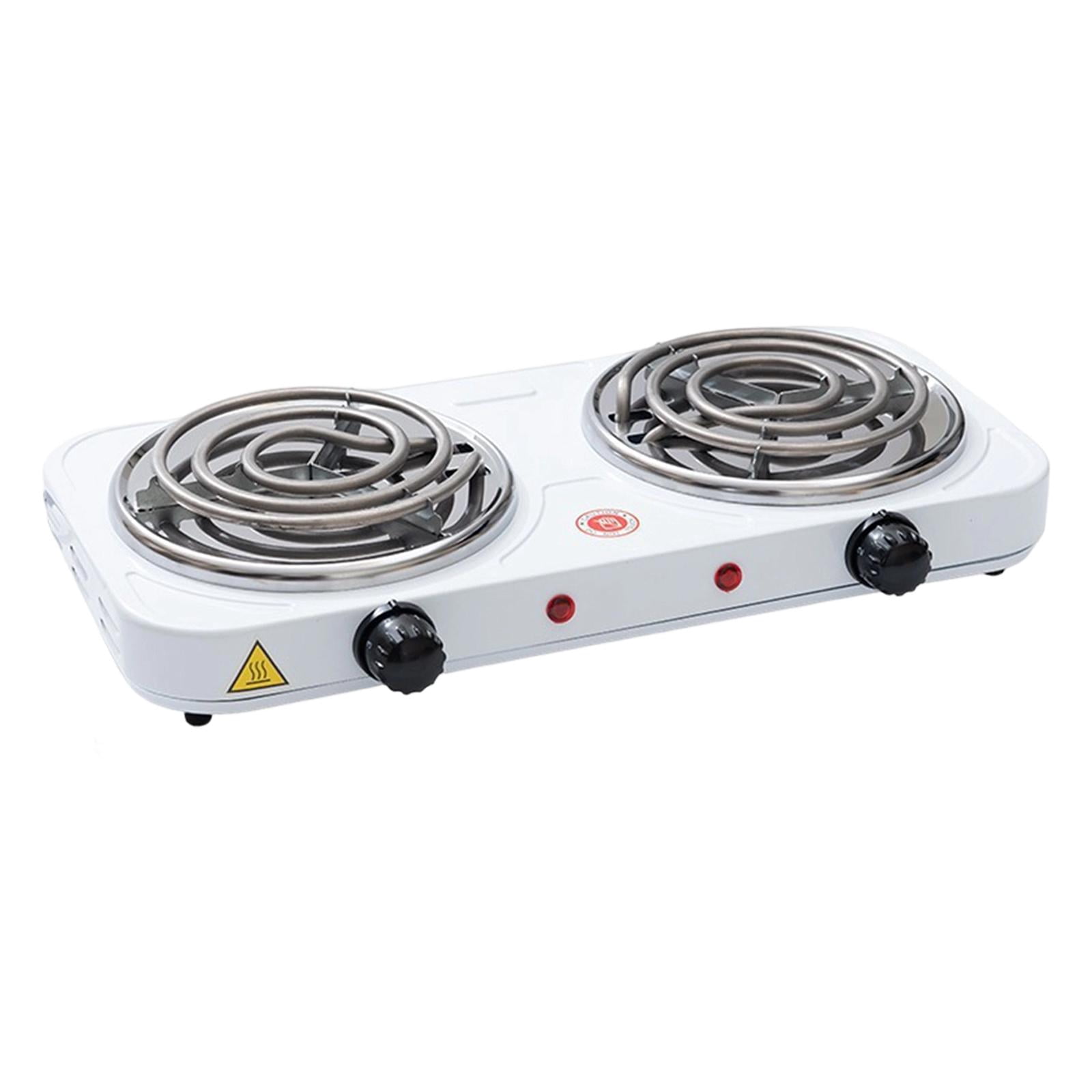 Baoblaze Countertop Double Burner Electric Cooking Stove Multifunctional Compact Premium Heating Tube