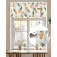 thumbnail image 7 of Orange Pineapple Valances for Windows Simple Cartoon Fruit Valance Rod Pocket Light Filtering Short Window Treatments Curtains for Kitchen Bathroom Living Room Bedroom, 1 Panel, 42 x 18 Inch, 7 of 7