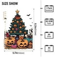 thumbnail image 2 of FORMRS 1-Subject Spiral Notebook 8" x 5" College Ruled 60 Refillable Sheet A5 Hard Cover, Orange Halloween Trees, 2 of 7