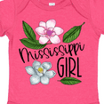 thumbnail image 4 of Inktastic Mississippi Girl Magnolia Flowers and Leaves Girls Baby Bodysuit, 4 of 5