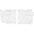 thumbnail image 2 of 34"W x 22 5/8"H x 2"ID x 12"C x 1"P Novo Architectural Grade PVC Contemporary Ceiling Medallion, Two Piece, 2 of 11