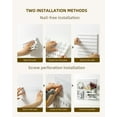 VUSIGN Pegboard Combination Kit with 4 Pegboards and 14 Accessories Modular Hanging for Wall