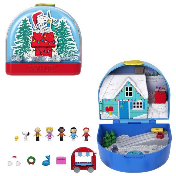 Polly Pocket-Coffret Peanuts-collector avec 7accessoires