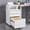 CZ-White, variant on [Installation Required] 3-Drawer mobile filing cabinet with lock, legal/letter sized office storage filing cabinet, metal filing cabinet (white),suitable for offices and study rooms
