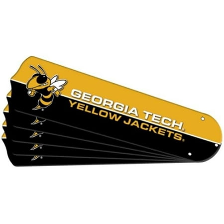 

Ceiling Fan Designers New NCAA GEORGIA TECH YELLOW JACKETS 52 in. Ceiling Fan Blade Set