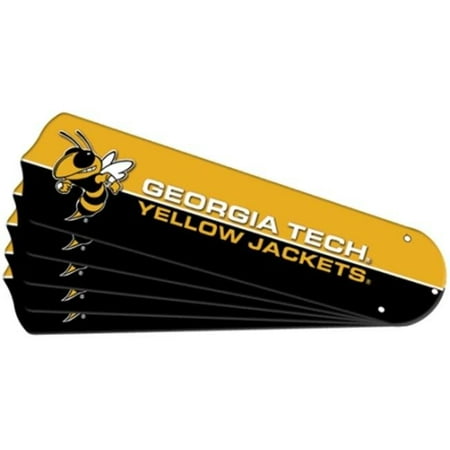 

Ceiling Fan Designers New NCAA GEORGIA TECH YELLOW JACKETS 52 in. Ceiling Fan Blade Set