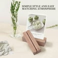 thumbnail image 5 of 20 Pieces Wood Place Card Holders, Wooden Table Number Holder Memo Stand Stand Card Desktop Message, 5 of 5
