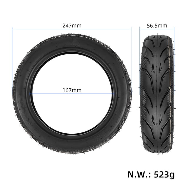 Mosiee 10 Inch 10X2.125 Inner Tube Tyre Fit For Segway F20/F25/F30/F40 Electric Scooter