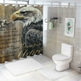 thumbnail image 7 of Orinice Eagle Bible Verse Strength Bathroom Decor Set Polyester Fabric Shower Curtain with Hooks 60x72, 7 of 7