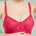 thumbnail image 2 of Paiwinds Front Closure Bra for Women Wireless Lace Comfort Bra Breathable Everyday Underwear with Side Support, 2 of 9