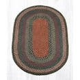 thumbnail image 2 of Capitol Earth Rugs 02-043 Burgundy-Blue-Gray Jute Braided Rug, 2 of 3
