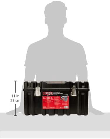 Urrea Heavy Duty 21 In Plastic Tool Box With Metallic Latches And Plastic Tray