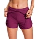 thumbnail image 4 of Shorts de Playa CRZ YOGA Corte Clásico 3'' Tiro Alto Fucsia, 4 of 4