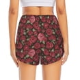 thumbnail image 4 of Fotbe Rose Flowers Womens High Waist Running Shorts Athletic Workout Quick Dry Shorts for Women with Pockets Gym Yoga Summer Shorts-XX-Large, 4 of 9