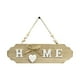 thumbnail image 2 of Letrero de madera para puerta colgante, placa de madera colgante con lazo, colgador decorativo para puerta casa de madera, 2 of 9