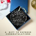 thumbnail image 3 of Adorno colgante de cristal THDZS First Christmas Together, 8 cm, 3 of 6