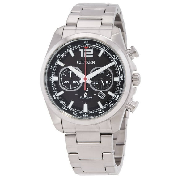 Citizen Eco-Drive Chronograph Black Dial Men's Watch CA4640-50E