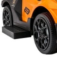 thumbnail image 2 of Aosom 2-in-1 Ride On Push Car for Toddlers 1-3, Licensed Lamborghini Stroller Sliding Car, Push-Along with Under Seat Storage Horn Engine Sound and Steering Wheel, Manual, Orange, 2 of 5