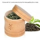 Fyydes Boîte de récipient de support de stockage de pot de thé en bambou léger portable, pot de thé, support de stockage de thé – image 3 sur 6