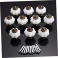 thumbnail image 4 of HINTRMENT Door Knobs For Cupboards Pumpkin Knobs Vintage Round Plastic 10pcs, 4 of 4