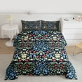 thumbnail image 2 of Homewish Vintage Flowers Strawberry 3 Pieces Queen Comforter Set For Boys Girls,Exotic Style Ultra Soft Bedding Sets,Spring Garden Bedding Comforter Set,Luxury Bedroom Decor,Reversible, 2 of 8