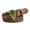 New brown beef patte-110cm, variant on Belt Edgy Embossed Faux Leather Belt Adjustable Waistband Cowboy Buckle 90s Retro Fashion for Women Men