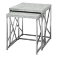 thumbnail image 3 of Monarch Specialties Grey Nesting Table Set, 3 of 3