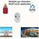 thumbnail image 3 of Gas Detector, LPG/Natural Gas/Gas Leak Detector, Plug-In Sensor Monitor with Audible Alarm and LED Digital Display, 3 of 5