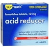 Sunmark Original Strength Famotidine Acid Reducer Tablets, 10 mg, 60 Count