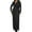 1-black jumpsuits for women, variant on UPPADA Womens Plus Size Jumpsuit Long Sleeve V Neck Overall Solid Adjustable Soft Ribbon Front Suit Dressy Elegant Jumpsuits for Women Wedding Guest Black,L