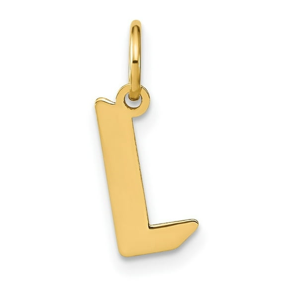 Auriga 14k Yellow Gold Letter H Initial Pendant for Women