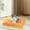 Orange, variant on Ckraxd Pet Mattress Thickened Dog Bed Cat Sleeping Mat All-Season Cushion 50x30cm Soft Supportive Pillow for Small Pets