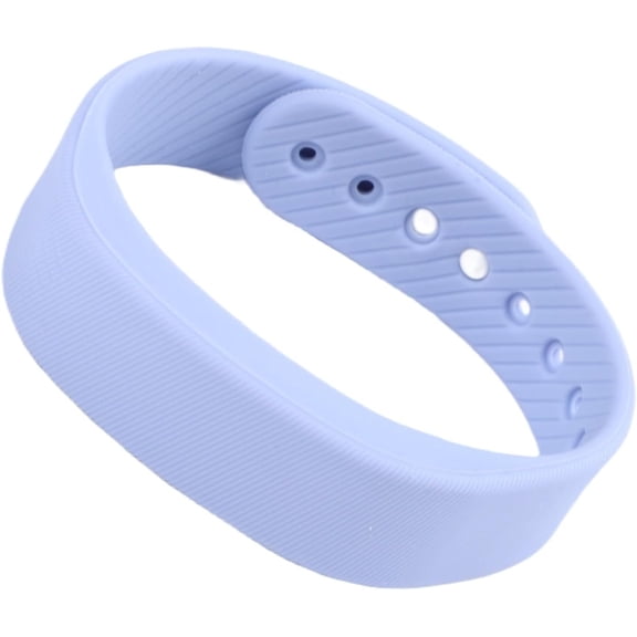 Silent Vibration Alarm Watch Smart Wristband with Sleep Monitor Step Counter IP65 Water Resistant USB Charging Blue