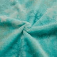 thumbnail image 3 of Mainstays Super Soft Plush Blanket, Full/Queen, Allover Metallic Aqua Snowflake, 3 of 6