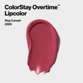 thumbnail image 3 of Revlon ColorStay Overtime Longwearing Gloss Lipstick with Vitamin E, 280 Stay Currant, 0.07 fl oz, 3 of 8