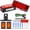 Trailer Light w/Marker Lights, variant on Nilight 2PCS Rectangular LED Trailer Light Kit with Halo Glow Submersible LED Stop Turn Tail Side Marker Clearance License Light for 12V Trailer Boat Camper RV Trucks Snowmobile (TL-40)